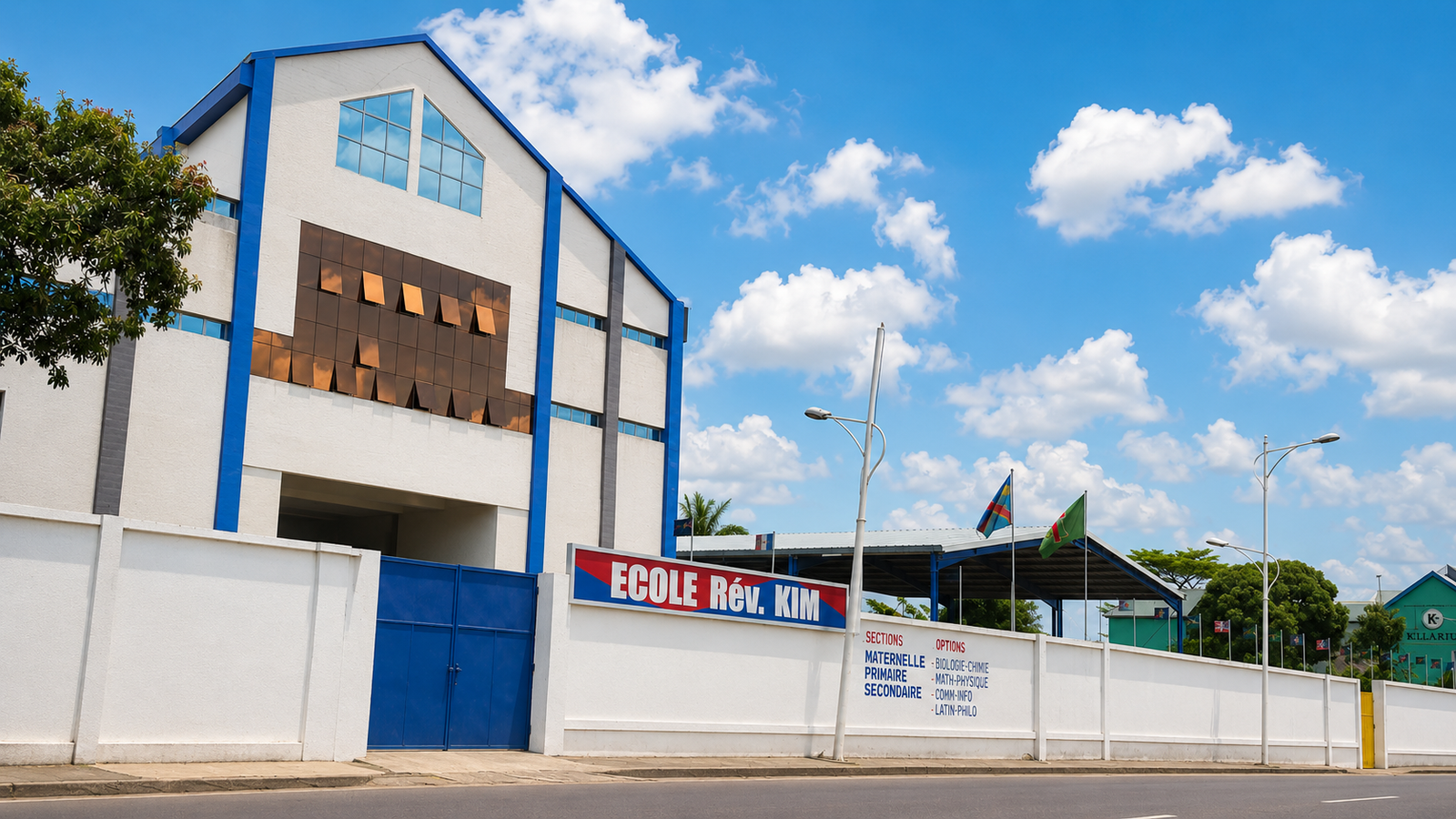 Reverend KIM school in Kinshasa. Révérend KIM — Kintambo